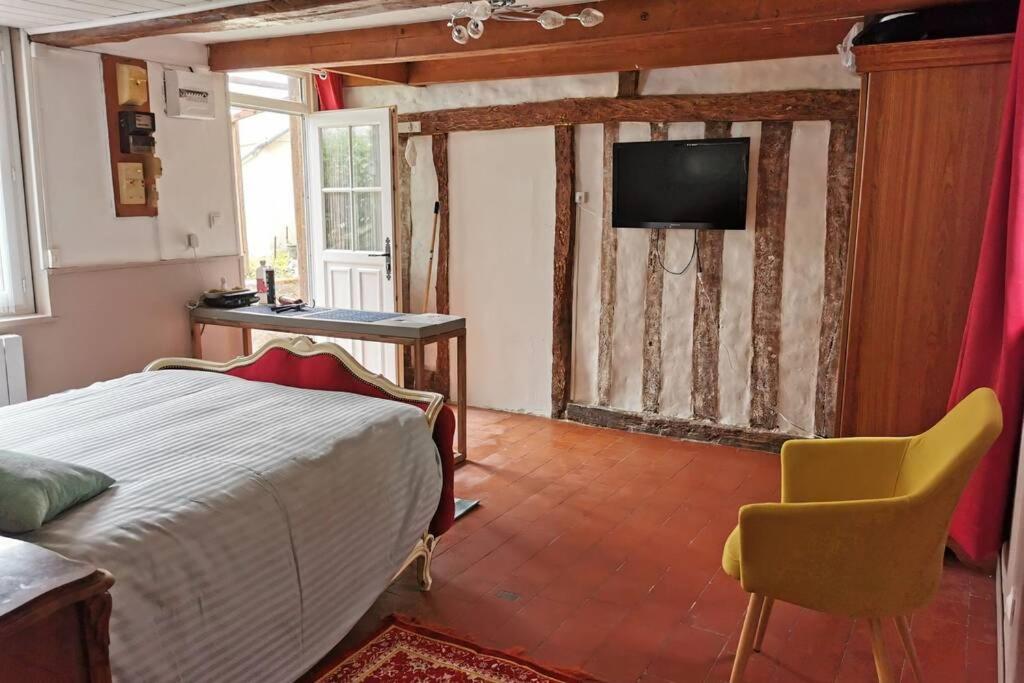 Le 3 De Coeur Avec Terrasse Leilighet Honfleur Eksteriør bilde